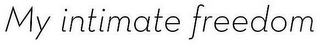 MY INTIMATE FREEDOM logo