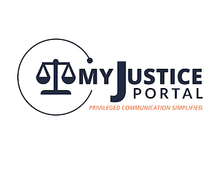 MY JUSTICE PORTAL PRIVILEGED COMMUNICATION SIMPLIFIED. logo