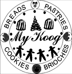 MY KOOG BREADS PASTRIES COOKIES BRIOCHES logo