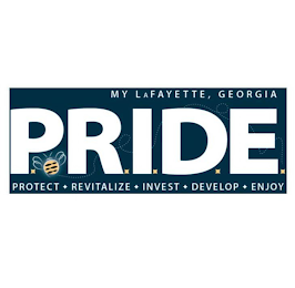 MY LAFAYETTE, GEORGIA PRIDE PROTECT REVITALIZE INVEST DEVELOP ENJOY logo