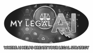 MY LEGAL AI WHERE AI HELPS CREATE YOUR LEGAL STRATEGY logo