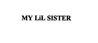 MY LIL SISTER logo