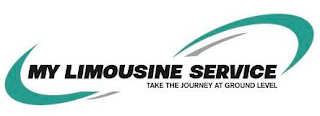 MY LIMOUSINE SERVICE TAKE THE JOURNEY AT GROUND LEVEL logo