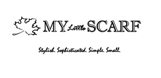 MY LITTLE SCARF STYLISH. SOPHISTICATED. SIMPLE. SMALL. logo