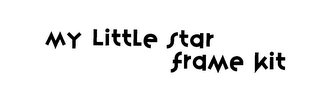MY LITTLE STAR FRAME KIT logo