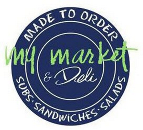 MY MARKET & DELI MADE TO ORDER SUBS · SANDWICHES · SALADS logo