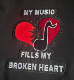 MY MUSIC FILLS MY BROKEN HEART logo