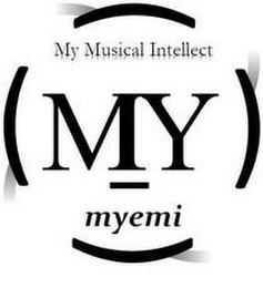 MY MUSICAL INTELLECT MY MYEMI logo