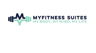MY MYFITNESS SUITES MY BODY, MY MIND, MY LIFE logo