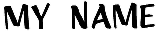 MY NAME logo