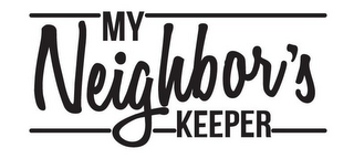 MY NEIGHBOR'S KEEPER logo