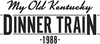 MY OLD KENTUCKY DINNER TRAIN · 1988 · logo