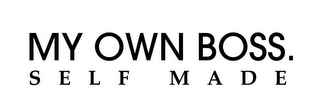 MY OWN BOSS. SELF MADE logo