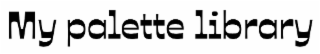 MY PALETTE LIBRARY logo