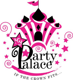 MY PARTY PALACE IF THE CROWN FITS... logo