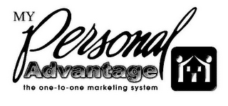MY PERSONAL ADVANTAGE ONE-TO-ONE MARKETING SYSTEM logo