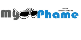 MY PHAME DISCOVER. DISTRIBUTE. COLLABORATE. logo