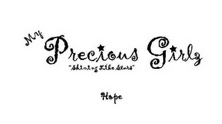MY PRECIOUS GIRLZ "SHINING LIKE STARS" HOPE logo