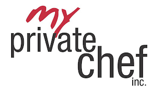 MY PRIVATE CHEF INC. logo