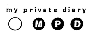 MY PRIVATE DIARY MPD logo