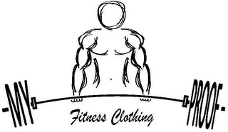 MY PROOF FITNESS CLOTHING logo