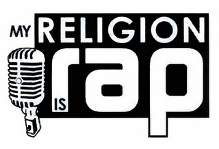 MY RELIGION IS RAP logo