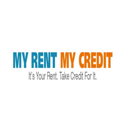 MY RENT MY CREDIT ITS YOUR RENT, TAKE CREDIT FOR IT logo