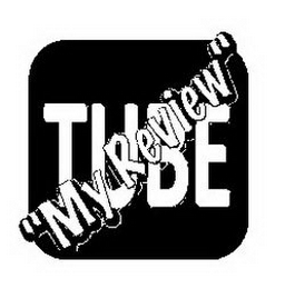 "MY REVIEW" TUBE logo