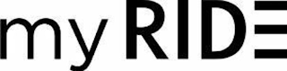 MY RIDE logo