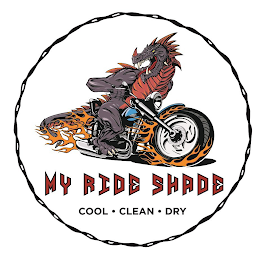 MY RIDE SHADE ...COOL · CLEAN · DRY logo