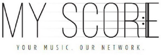 MY SCORE YOUR MUSIC. OUR NETWORK. logo