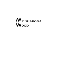 MY SHARONA WOOD logo