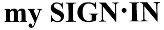 MY SIGN IN logo