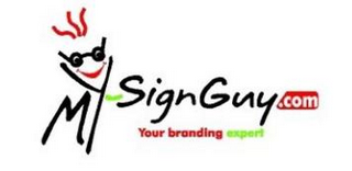 MY-SIGNGUY.COM YOUR BRANDING EXPERT logo