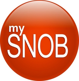 MY SNOB