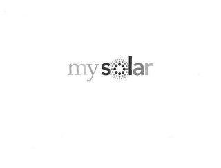 MY SOLAR logo