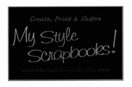 MY STYLE SCRAPBOOKS! CREATE, PRINT & SH@RE logo