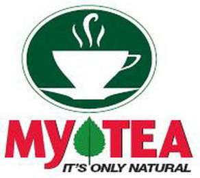MY TEA IT'S ONLY NATURAL logo