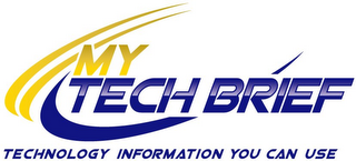 MY TECH BRIEF TECHNOLOGY INFORMATION YOU CAN USE logo