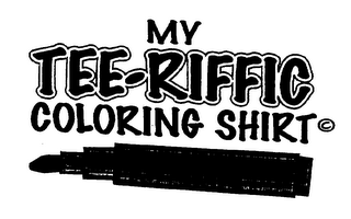 MY TEE-RIFFIC COLORING SHIRT logo