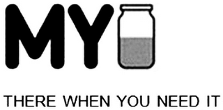 MY THERE WHEN YOU NEED IT logo
