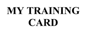 MY TRAINING CARD logo