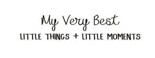 MY VERY BEST LITTLE THINGS + LITTLE MOMENTS logo