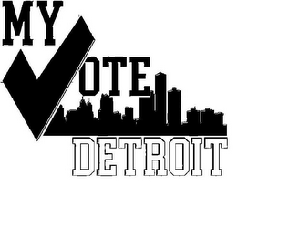 MY VOTE DETROIT logo