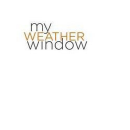 MY WEATHER WINDOW logo