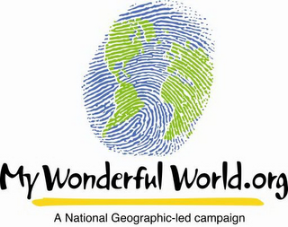 MY WONDERFUL WORLD.ORG A NATIONAL GEOGRAPHIC-LED CAMPAIGN logo