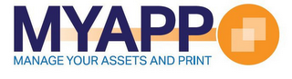 MYAAP MANAGE YOUR ASSETS AND PRINT logo