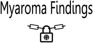 MYAROMA FINDINGS logo