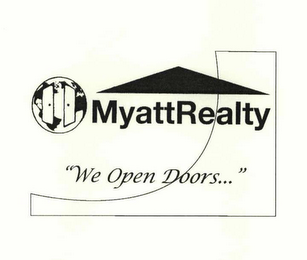 MYATTREALTY "WE OPEN DOORS..." logo