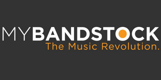 MYBANDSTOCK THE MUSIC REVOLUTION. logo